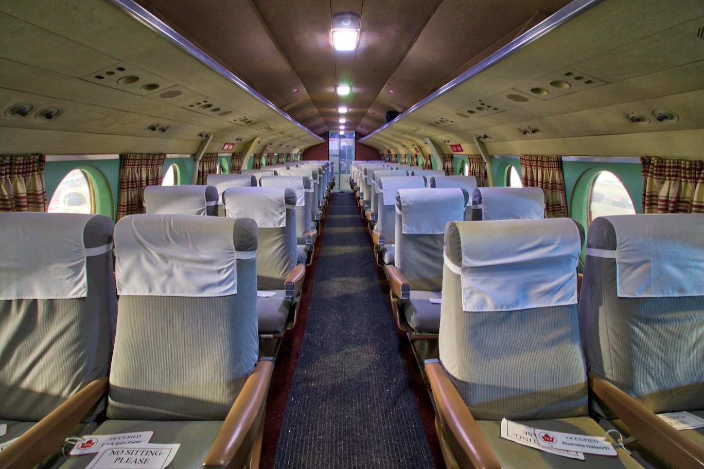 Passenger Cabin of Vickers Viscount