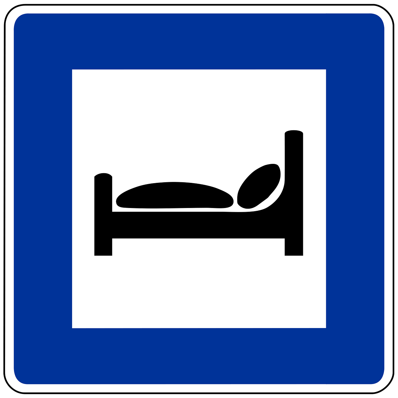 hostel sign