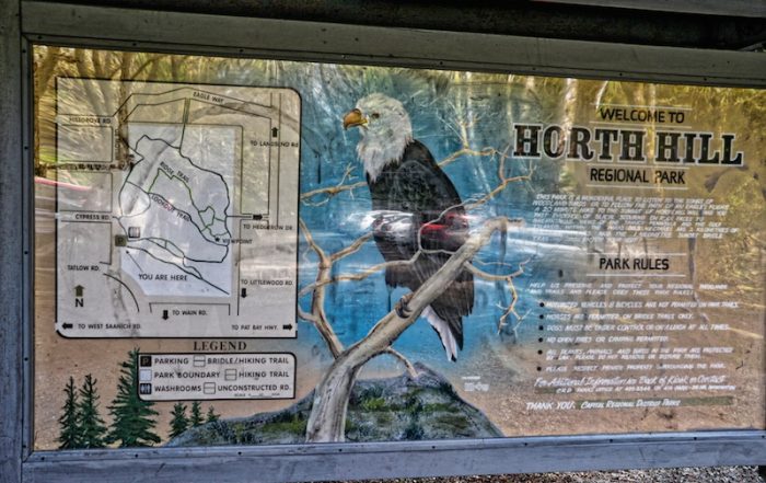 Horth Hill Park, Victoria, BC, Visitor in Victoria