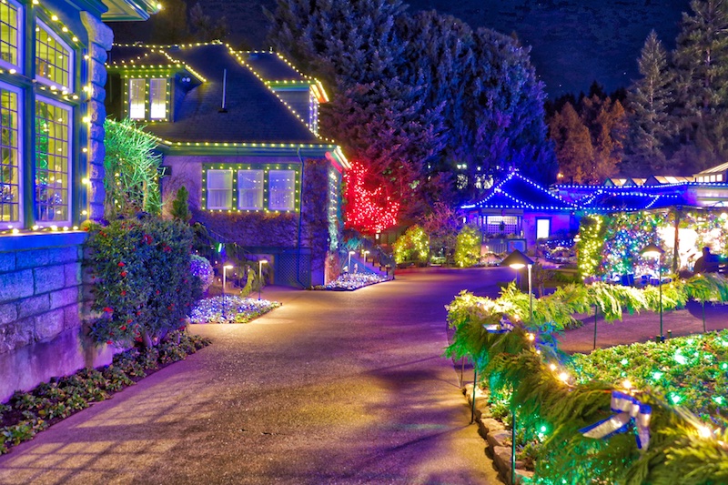 Butchart Gardens Christmas Lights from VisitorinVictoria.ca