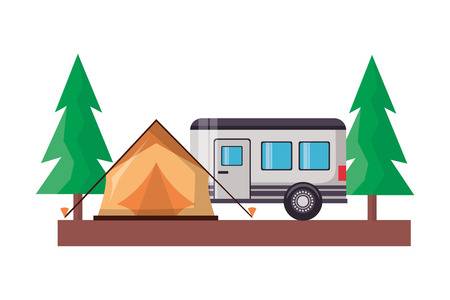 Tent and RV camping