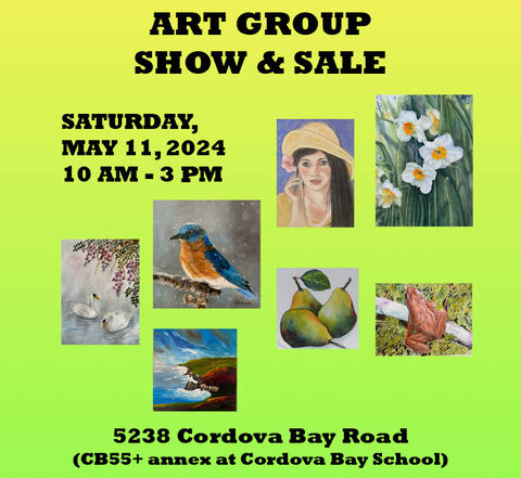 Cordova Bay Art show & sale